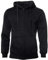 ROCK-IT Apparel Felpa con Cappuccio da Uomo [S-5XL] Giacca con Cappuccio in Pile I con Zip I Perfetta per l'autunno e l'inverno I Nero L