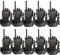 Nestling 10pcs Two-Way Radio Walkie Talkies-Long Range Walkie Talkie 16CH Single Band LED Light Voice Prompt with Original Earpieces for Field Survival Biking and Hiking