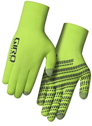 Giro Xnetic H2O Glove – Wasserdicht, atmungsaktiv, flexibel, mit RainGuard-Membran und robuster Nylon-Außenschicht. Perfekt für nasses Wetter auf Straße, Trail oder Arbeitsweg. Yellow, Größe: XL
