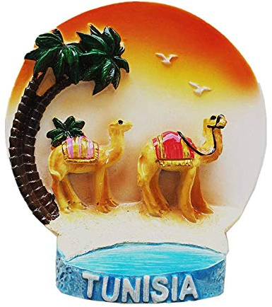 3D-Kühlschrankmagnet, Tunesien, Reise-Souvenir, Geschenk, Zuhause, Küche, Kühlschrank, Dekoration, Magnet-Aufkleber, Bastel-Kollektion