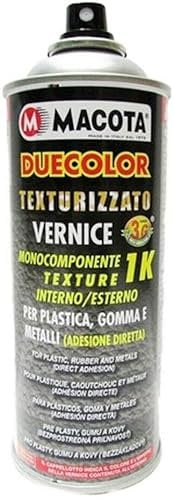 HITOPSELLER MACOTA 02098 Vernice Spray per Plastica e Gomma Testurizzato Nero, 400 ml