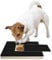 Almohadilla para rascar uñas para perros, tablas rascadoras para mascotas, lima de uñas, tabla recortadora de archivos con caja de golosinas, alfombrilla de papel de lija para rascar almohadilla