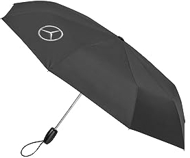 Mercedes-Benz Original Stahl Taschenschirm Schwarz Doppel Automatik Durchmesser 97cm Wasserabweisend