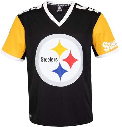 Fanatics Recovered NFL Team Color Block Jersey Trikot (L, Pittsburgh Steelers)