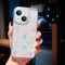 VALRION Compatible with iPhone 15 3D Luminous Stars Phone Case Glow in The Dark Noctilucent Bling Case for Women Girly Soft Slim TPU Shockproof Sparkly Light up Transparent Phone Cover,Clear