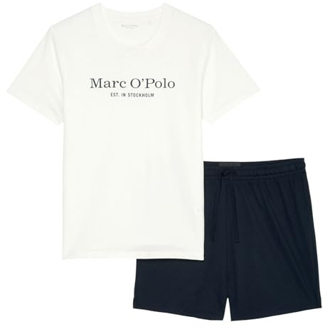 Marc O'Polo Herren Loungeset Pyjama Set Schlafanzug Shorty Mix & Match Cotton