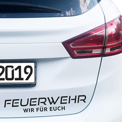 PrintAttack Adesivo autoadesivo, per auto, moto, barca, autobus, per proteggere le montagne, 40 cm (nero)