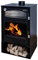 EIDER BIOMASA - ASTON - Estufa de Leña con Horno en Inox 13.1 kW - Compacta 97x50x63 cm - hasta 225 m³ - Eficiencia Energética Clase A – Gran carga, amplio leñero y horno en acero inoxidable