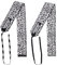 Elitex Training Lot de 2 protège-poignets en tissu pour crosstraining, améliore la stabilité, réduit les douleurs - Idéal pour le fitness, la boxe, la gym - 1 paire (léopard)