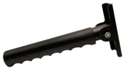 perfeclan Türklapp-Assist-Griff, Hilfsgriff, Utility-Haltegriff aus Aluminiumlegierung, klappbarer Wandgriff, Utility-Handlauf für ältere Menschen, Schwarz, L