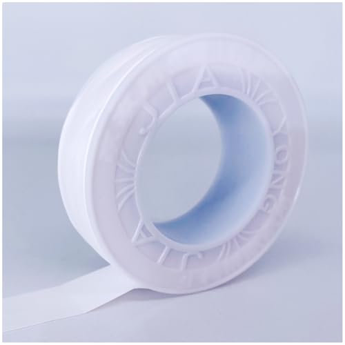 AIOUNIYA Teflonband Dichtband PTFE Dichtungsband Wasserdicht Dichtband Teflonband Gewindedichtband Teflon Tape PTFE Wasserleitung Abdichtband Teflon Band (1, 15Meter)