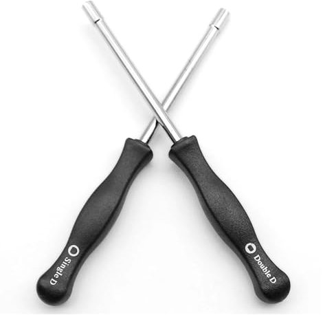 Tournevis simple double D for réglage du carburateur, outil de réglage de carburateur for Poulan, Husqvarna et Zama
