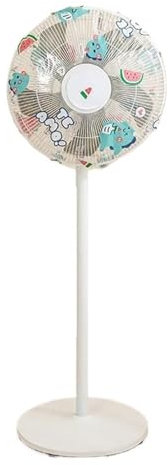 JCXIOC Electric Fan Cover Electric Fan Dust Cover Dust Proof Universal Printed Fan Prevent Sleeve Aging Of Fan Blades Circular Desktop Floor Mounted for Pedestal Fan and Desktop Fans(Color2)