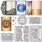 GLOBLELAND Steampunk Zahnrad Einladung Stanzen Metall Party Einladungsrahmen Die Cuts Uhr Ecke Stanzen Prägevorlagen für Scrapbooking Basteln Papierkarten Herstellung
