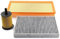 LHMM Filtro Abitacolo a Carbone Attivo per VW Bora Golf IV 4 2.3L 2.8L 1998–2005 - Elimina Allergeni & Odori | Riduce l'Appannamento | Protegge l'Aria Condizionata | Ricambio Auto