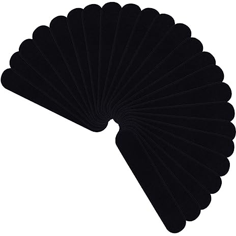 HOODANCOS Schwarze Einzelstifthüllen aus Flannelette für Büro und Schule | Leicht und Kompakt, für Bleistifte und Kleine Accessoires, 40 Stück Packung für Tasche und Weihnachtszeit