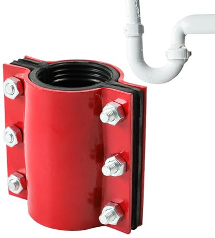 Water Pipe Repair Clamp – Heavy Duty Steel | Quick Fix For Leaks | Easy Installation For Various Pipe Sizes | Durable Plumbing Tool | Instant Leak Stopper | Household Industrial Pipes Repair Accessory