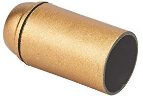 Douille ampoule - Soquet ampoule - Douille lumière - Douille de lampe - Douille De Chantier - Fourreau Lampe - DEBFLEX 712520 Or Chemise Lisse raccord 10mm douille