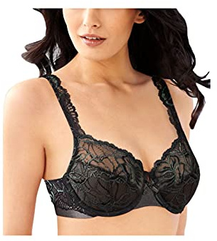 Bali womens Lace Desire Non-foam Underwire Df6543 bra, Black, 36C US