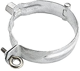 dachrinnen-shop.de Schraubrohrschelle M10 (Normalstahl feuerverzinkt, DN87)