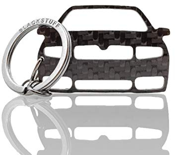 BlackStuff Carbon Karbonfaser Schlüsselanhänger Kompatibel mit Fabia MK1 6Y 1999-2007 BS-675