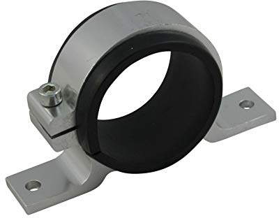 Halter Kraftstoffpumpe Kraftstofffilter 60mm | Silber