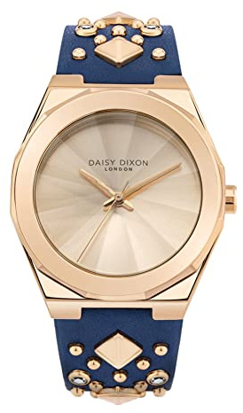 Daisy Dixon DD110URG Women's Analogue Quartz Watch with Leather Strap, Blue, One Size, Bracelet