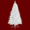 RS Trade 1015 240 cm Weihnachtsbaum PVC künstlich Weiß (Ø ca. 114 cm) mit 1110 Spitzen, schwer entflammbarer Tannenbaum mit Schnellaufbau Klappsystem, inkl. Christbaum Ständer aus Metall