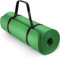 TRESKO Yogamatte Phthalatfrei - Gymnastikmatte rutschfest, Pilatesmatte Fitnessmatte mit Tragegurt, 190 x 100 x 1,5 cm Grün