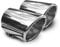 OMAC Auspuffblende Endrohr kompatibel mit Skoda Octavia 1996-2012 Edelstahl Chrom 72mm 2tlg