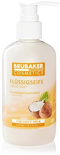 BRUBAKER Cosmetics - Savon Liquide - Noix de Coco - Pour des Mains Hygiéniquement Propres - Formule Extra Douce et Hydrate