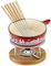 Kuhn Rikon 32276 Käsefondue Set, Iron, Rot