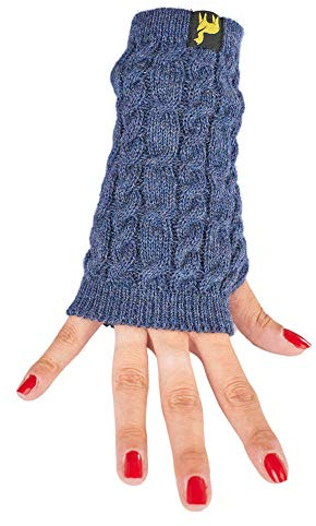 Pulswärmer Arosa uni 100% Baby Alpaka 20cm