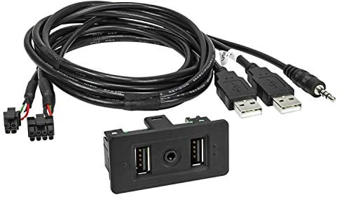 tomzz Audio 7557-005 USB+AUX Replacement Adapter kompatibel mit VW Golf 7 T6 Multivan