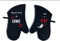 Pet-Jos 1 Paar Lange Ofenhandschuhe Küchenhandschuh Schwarze hitzebeständige Baumwoll, Backen, Grillen - Katzenzitat - 1 Pair of Heat Resistant Oven Gloves Cat Quote