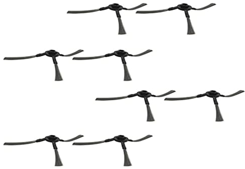 GYing für Vileda VR 102 / VR 201 / VR 303 Saugroboter Zubehör, Roboter Staubsauger Ersatzteile (8x Seitenbürsten)