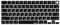 XSKN Russian Language Design Silicone Keyboard Cover Skin for Apple M2 Chip MacBook Air 13.6 inch with Touch ID (Model A2681) US Version