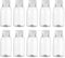 Tofficu 10 PièCes Bouteilles Vides en Plastique 100ml, Flacons Transparent avec Couvercle Anti-Fuite pour Jus, Lait, Eau, Smoothies, IdéAl pour Pique, Sport, Voyage