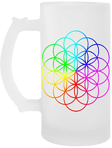 Capzy Blume Des Lebens Die Blume Des Lebens Beer Mug