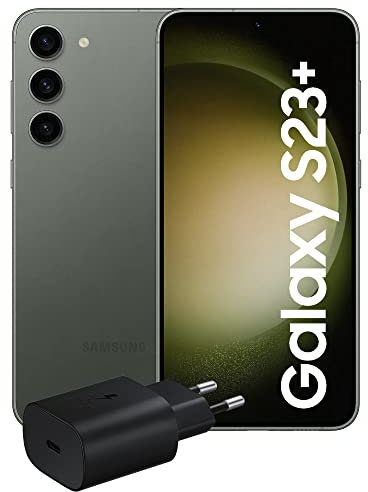 Samsung Galaxy S23+, Caricatore incluso, Smartphone Android, Display 6.6'' Dynamic AMOLED 2X, Fotocamera 50MP, RAM 8GB, 256 GB, 4.700 mAh, Green [Versione italiana]