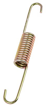 A ABSOPRO Motorradständer Ständer Rückstellfeder 13.5cm Länge Feder Bronze