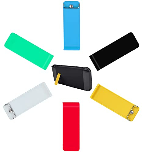 QIMEI-SHOP Ständer für Switch Konsole Ersatz Standhalter für Switch Spielekonsole 6 Farben Standhalter