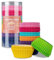 Parmedu 400-Stk Cupcake-Förmchen aus Papier, Backförmchen Muffinförmchen in Standardgröße 5cm, Dick & Stabil & Ölbeständig, 8 Regenbogenfarben