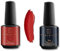 Shayenne 2er Set UV Gel Nagellack 31 Pure Red Rot 15ml + 2in1 Base Coat und Top Coat 15 ml UV LED Lampe Unterlack mit Überlack Nagel Lack Gellack Nagelgel Shellac (30 ml)