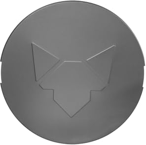 Deckel pulverbeschichtet aus Aluminium | Für FENNEK Feuerschale 3 POD aus Edelstahl | mit eingeprägtem Logo | extra stabile Ausführung | Made in Germany