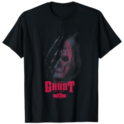 Call of Duty: Warzone Halloween Simon Ghost Riley Face Logo T-Shirt