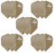 Harrows Carbon Dart Flights | 5 x Sets Darts Flights (15 Flights insgesamt) I 100 Mikron Dart Flights I Premium Extra Strong Made in UK I Professionelles Dartzubehör I Gold Dart Flights