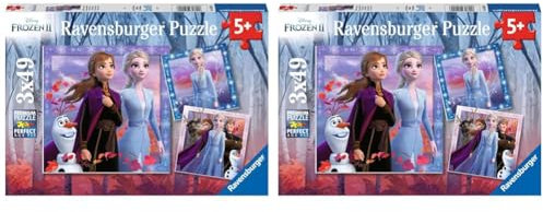 Ravensburger Disney Frozen 2-3 x 49 piece Jigsaw Puzzles for Kids Age 5 Years Up (Pack of 2)