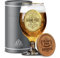 CROWNLY CRYSTAL® Verre à Bière Personnalisé - Cadeau Original pour Grand-Père, Papy, Papi - Idée Anniversaire Homme - Annonce Grossesse