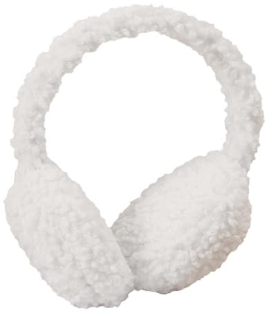 Hanaoops Ohrenschützer für Frauen Winter Faltbare Ohrenwärmer Gestrickte Kunstpelz Plüsch Ohrenschützer Weiche Warme Mode Ohrenwärmer Outdoor Ear Cups für Kaltes Wetter